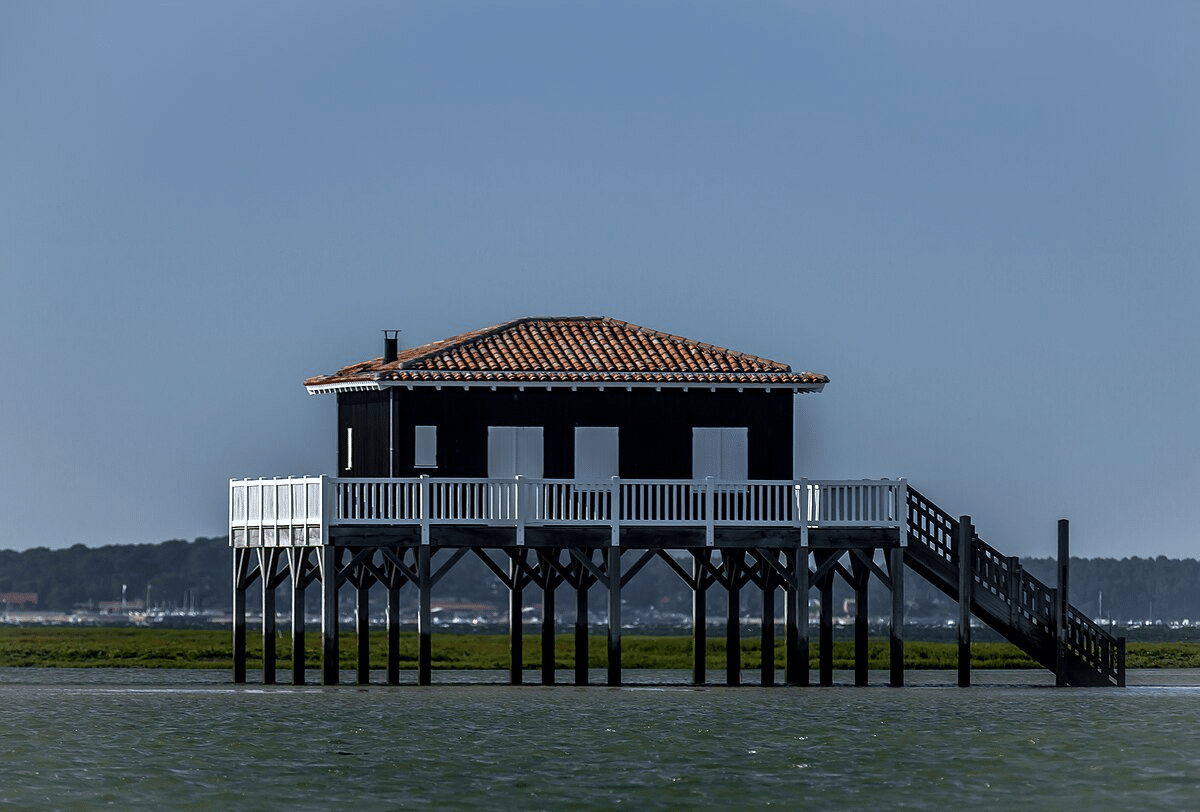 Vue sur une Cabane tachanquée